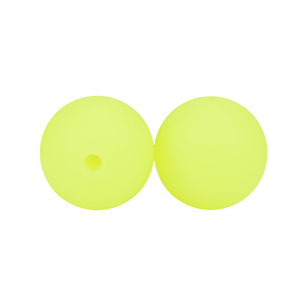 Wholesale 100PCS Glow In The Dark Beads Round Straight Hole Silicone Beads